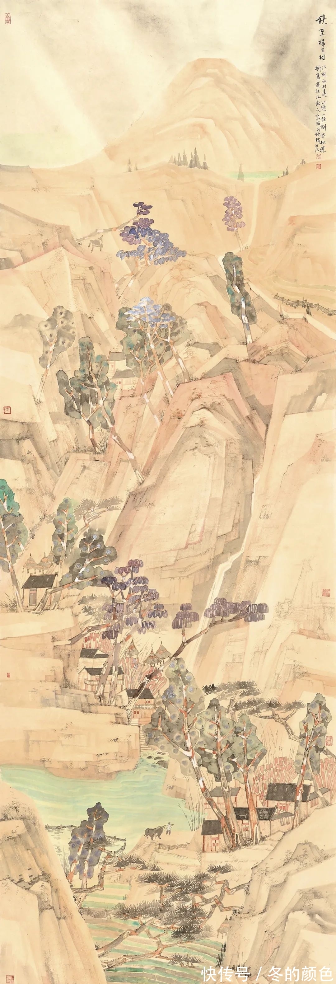 中国画!张秋桔|一段烟云