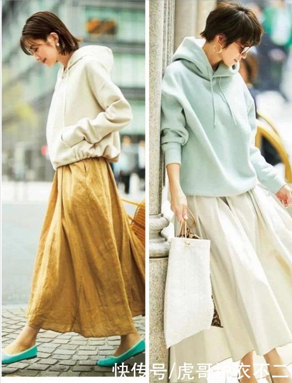 人到中年别总穿小黑裤,裙装才是百搭神器,4种日杂搭法太优雅了
