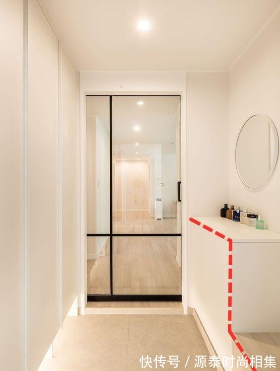 照明|比起赫赫有名的日式玄关,我更钟意韩国的,舍弃了部分面积也值得!