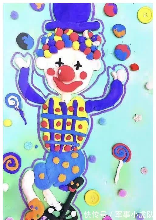小丑@学生作品分享让绘画,充满想象,给孩子,自由创造