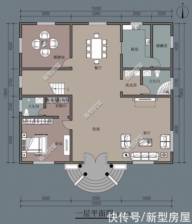 占地面积|农村两层别墅怎么建才好看?推荐这10套图纸,总有一套适合你