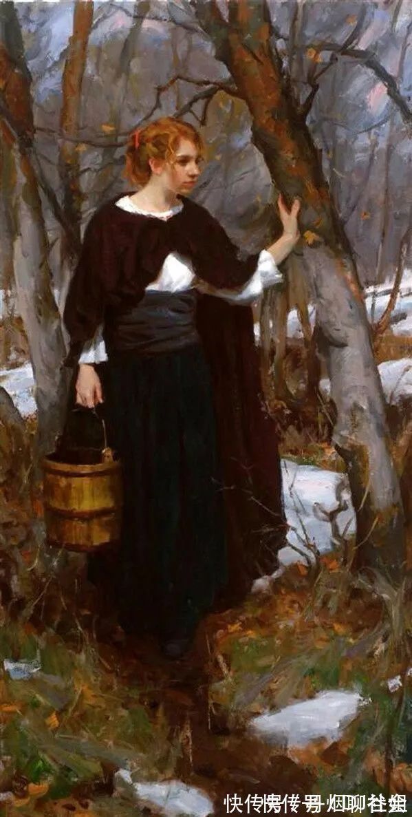 迈克尔!寻找生命中的光,70后印象现实主义画家迈克尔·马尔姆的油画