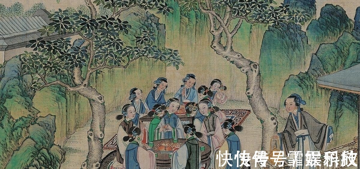 林黛玉@宝黛钗三首螃蟹诗,薛宝钗让众人大呼承受不住,你看她都讽刺了谁