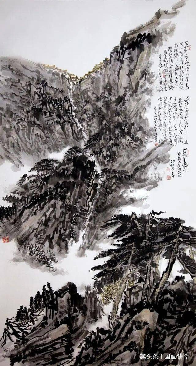 巴山蜀水@他的山水画里的大山大川大多出自于神奇的巴山蜀水