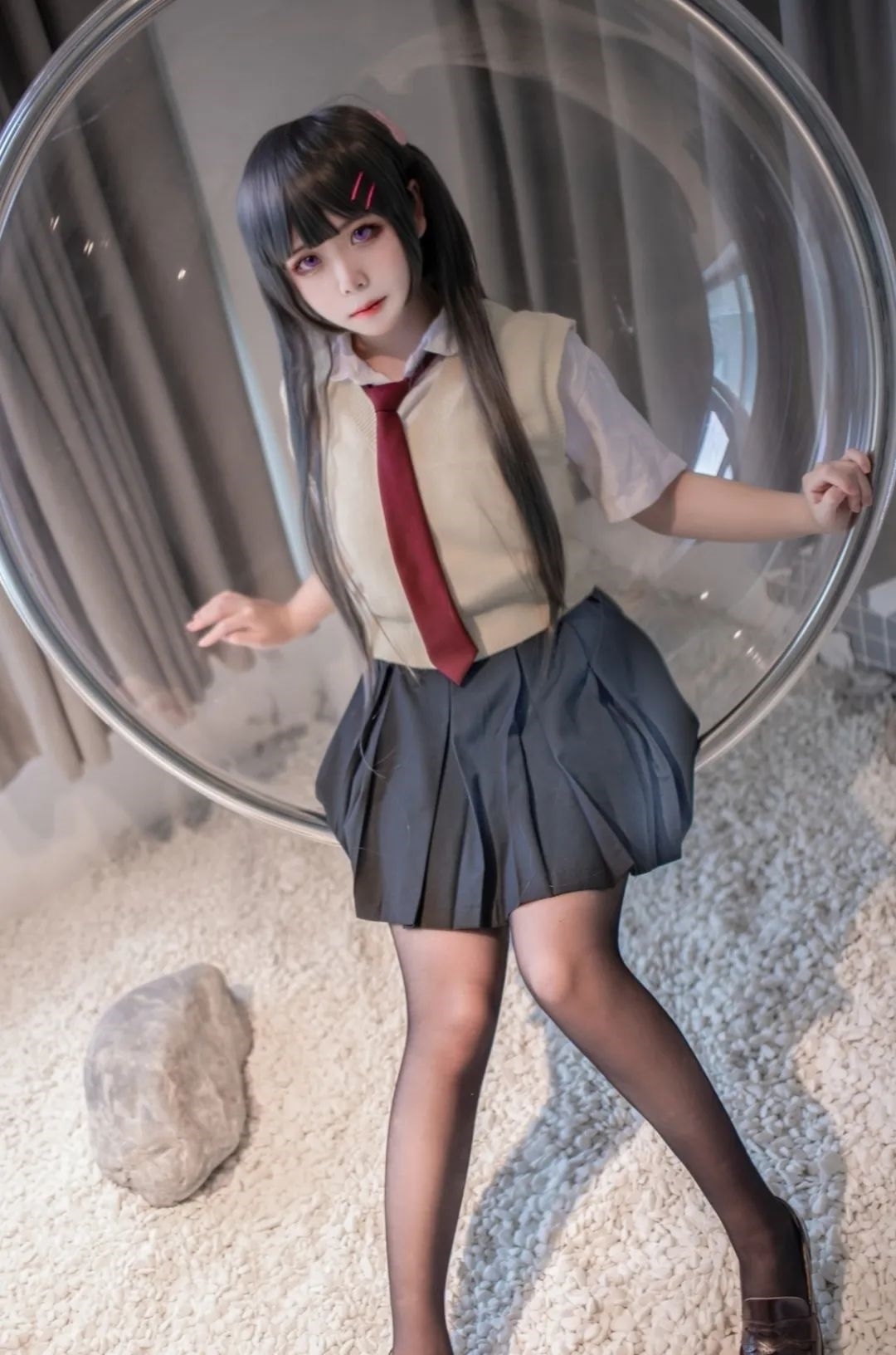 cos正片:兔女郎学姐樱岛麻衣@北极