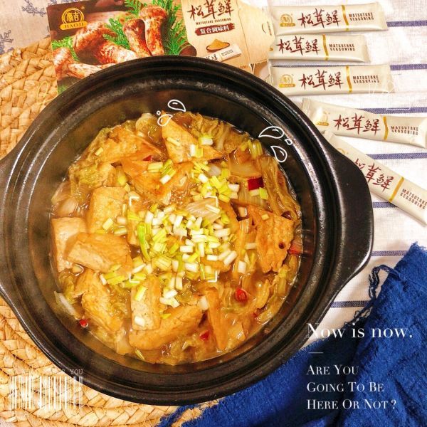 让人闻香止步的白菜豆腐煲，冬天常吃的菜