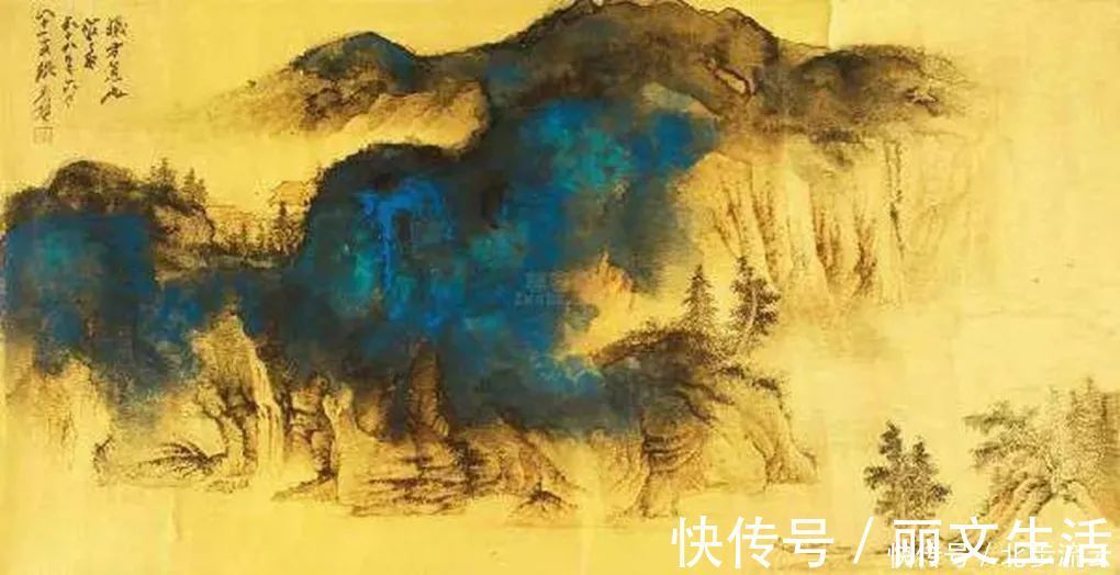 绘画作品|国画大师张大千,绘画作品极具特色,对后世影响颇深