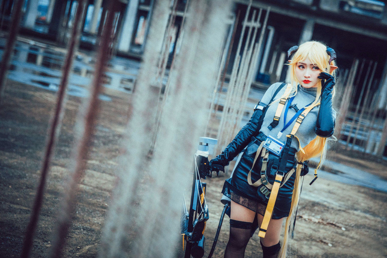 cospl明日方舟 陨星cosplay