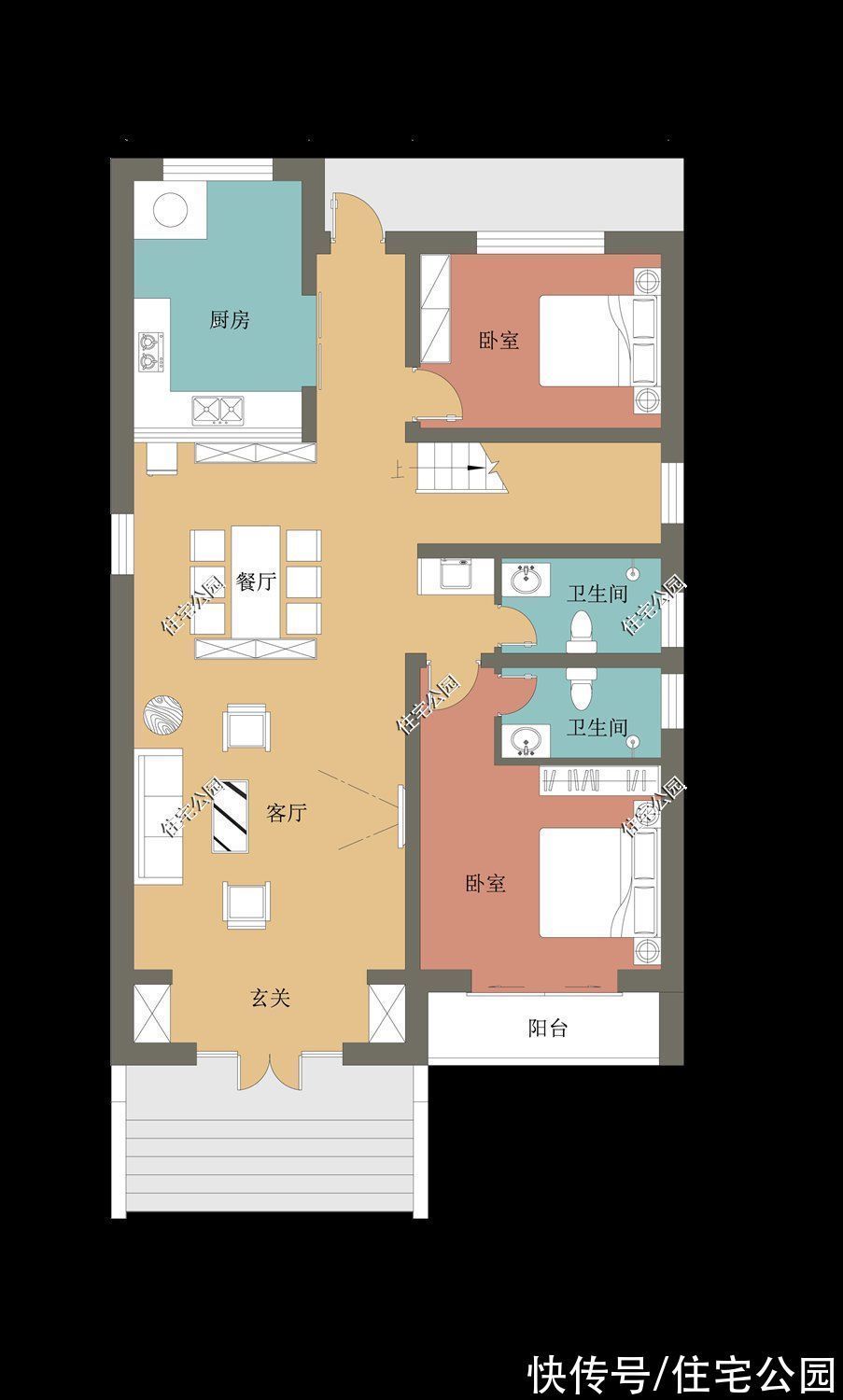 预算|面宽8米也能建出大气别墅,10套小面宽图纸,哪套更适合你家?
