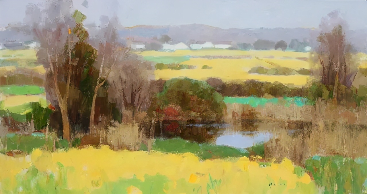 高级色彩,沈行工独特的诗意性油画