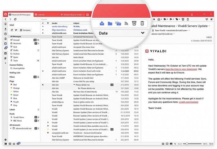 功能|Vivaldi浏览器重大更新：现整合Mail电子邮件处理功能