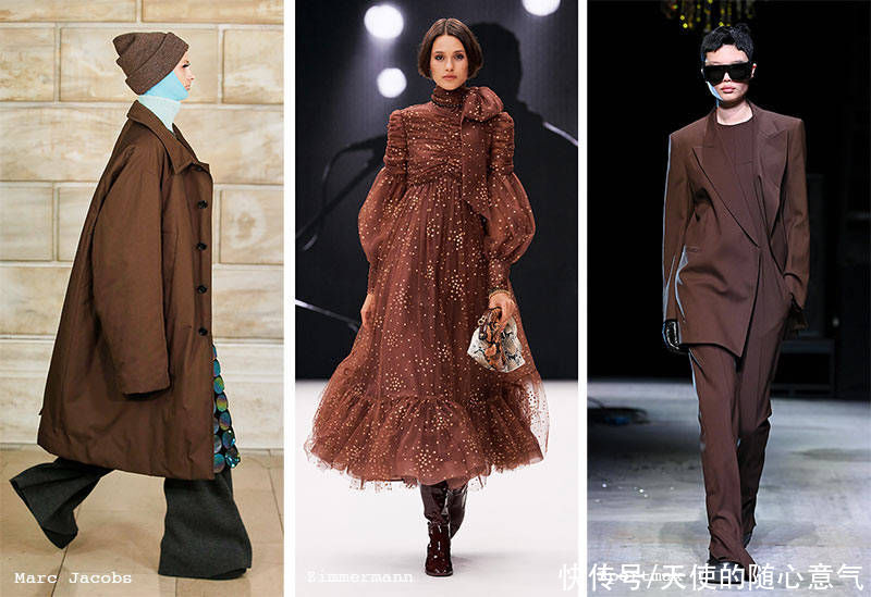 棕色|秋冬2021-2022流行色时尚趋势