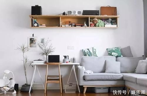 电视背景墙|把书桌放进客厅,没有书房的小户型,没理由不这样做