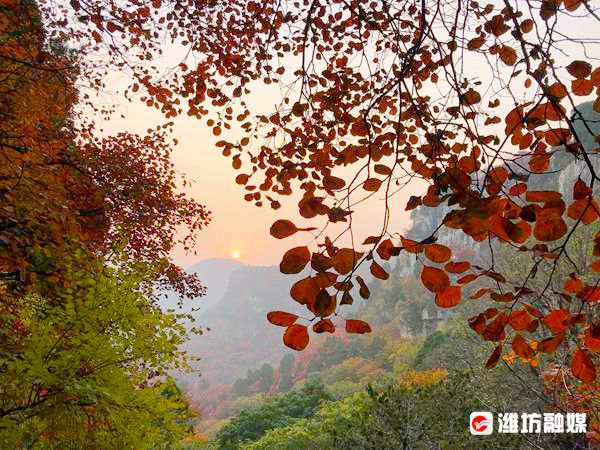 石门坊景区|夕照映红叶，不亦美哉