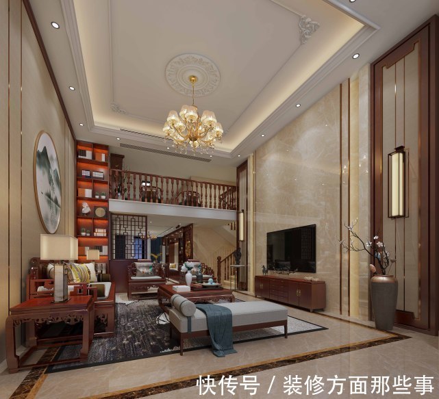 复式房子|165平新中式复式房子,凝练人文的蕴涵