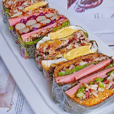 糙米|ins折叠紫菜包饭