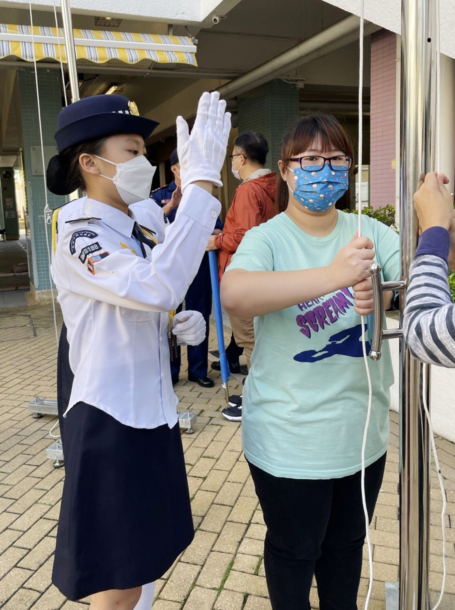 小旗手的成长之路|香港故事| 国旗