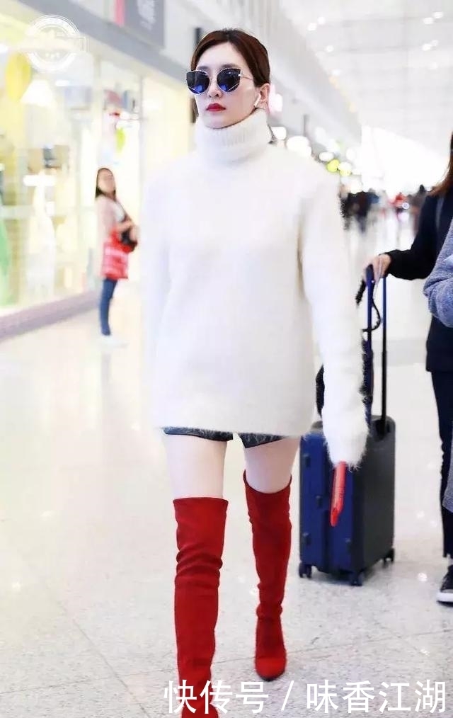 今年最火高领毛衣+大衣,才是秋冬绝配!