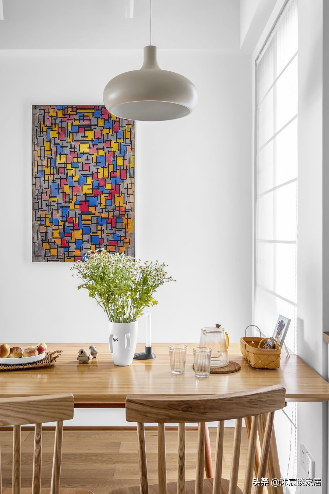 帽间|向往田园生活的夫妻俩,把家装得清爽大方,还有让人快乐的大阳台