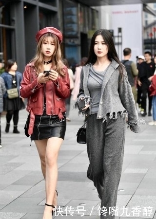 养眼|街拍:穿搭时髦又养眼的都市美女,靓丽的着装,映衬出不凡时尚