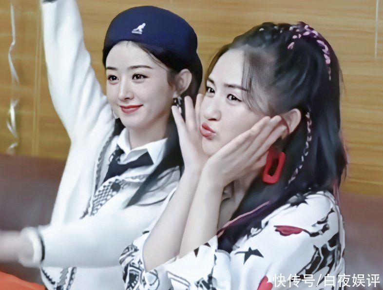冲着谢娜复出看《快本》直播，却被33岁赵丽颖给美到了