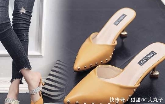 太潮了吧,新股流行风,凉拖高跟鞋正流行,真的美炸天了