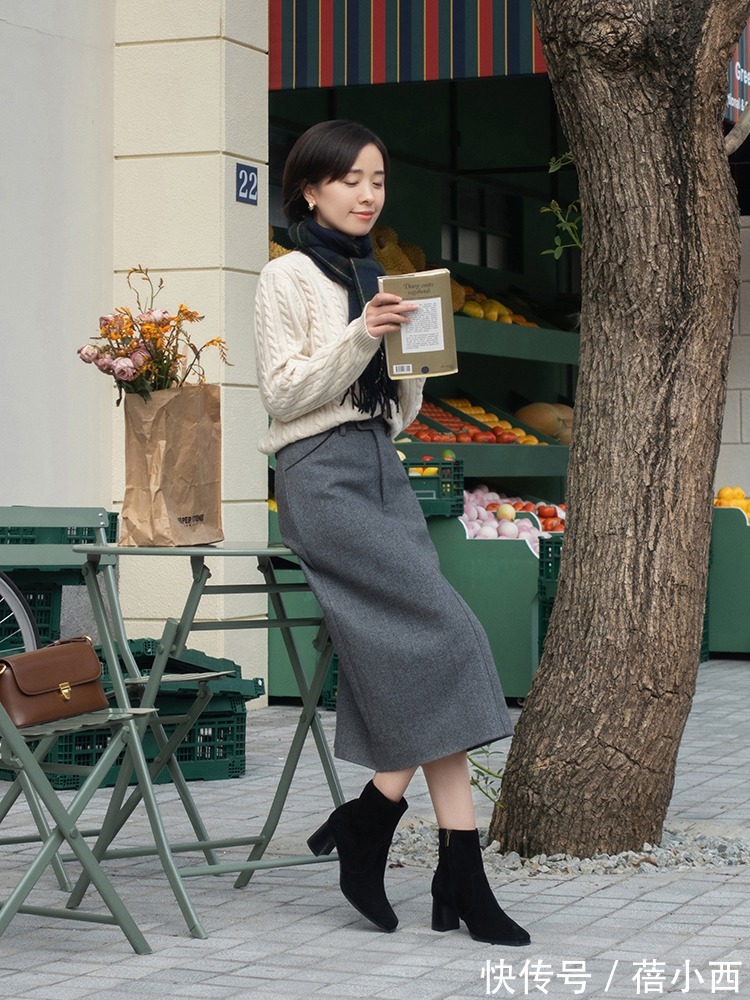 粗跟靴|鞋子选对不选贵,这3双:粗跟靴、乐福鞋、尖头鞋,配大衣很时髦