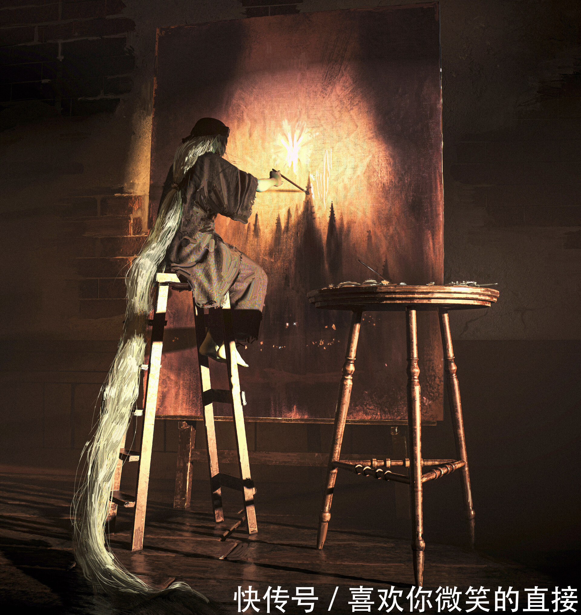 作品#不受绘画工具束缚的神人,画出一幅幅让人目瞪口呆的作品!