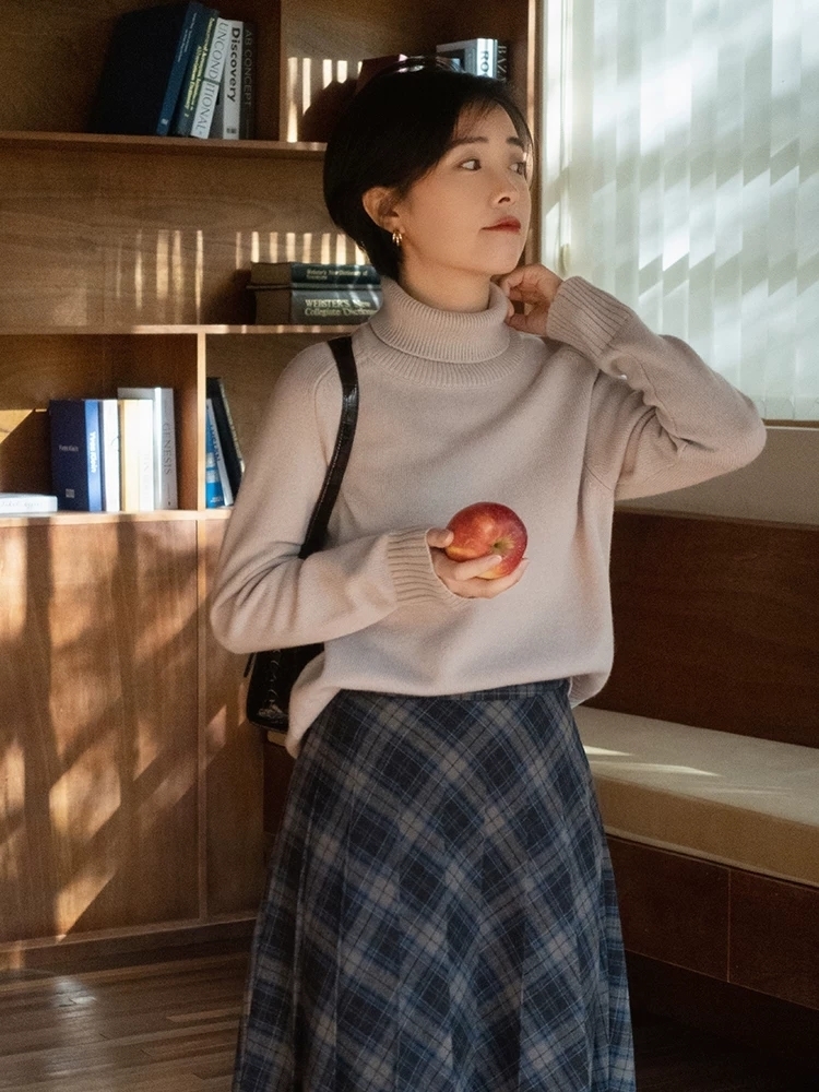 黄黑皮|这些才是“高领毛衣”的正确打开方式,保暖舒适显气质,百搭时髦