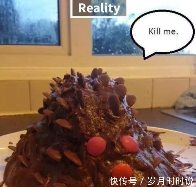 网友晒烘焙失败案例,保准谁看谁笑