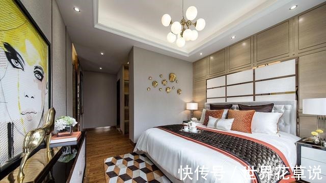 空间|轻奢风格设计,120㎡装修效果明艳四方,越看越有格调!