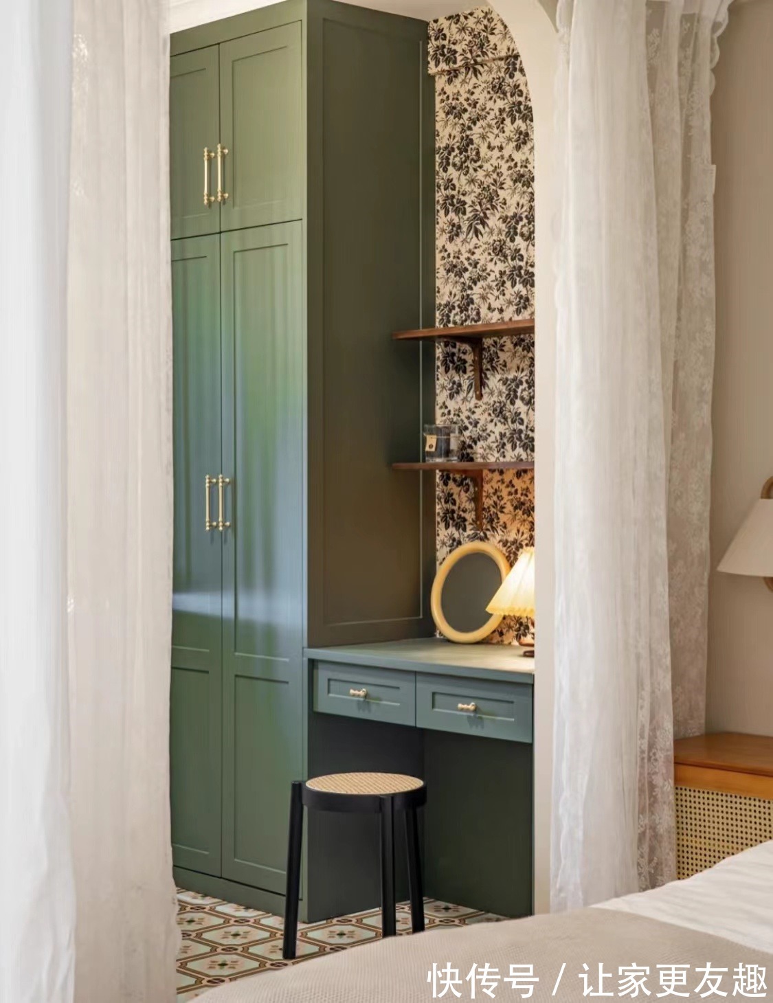 地砖|45平二手房改造,法式风格的新家