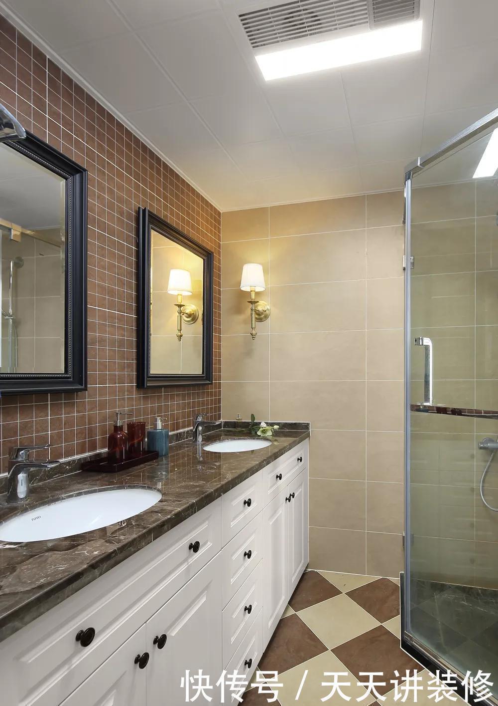 现代|127㎡现代美式风格新房装修,浪漫优雅简洁大方!