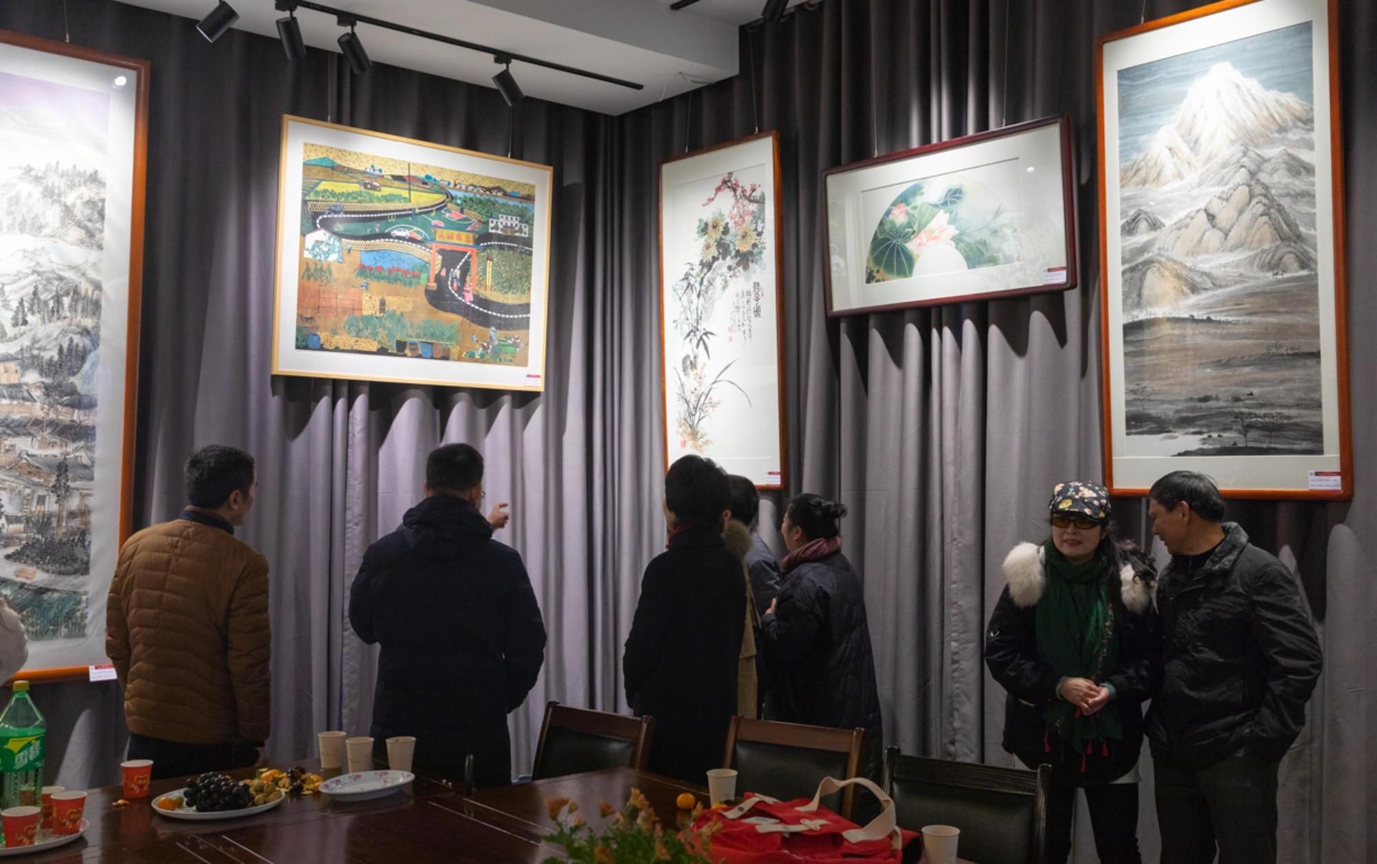  汨罗江|“诗韵汨罗江”汨罗市第二届美术作品展开展