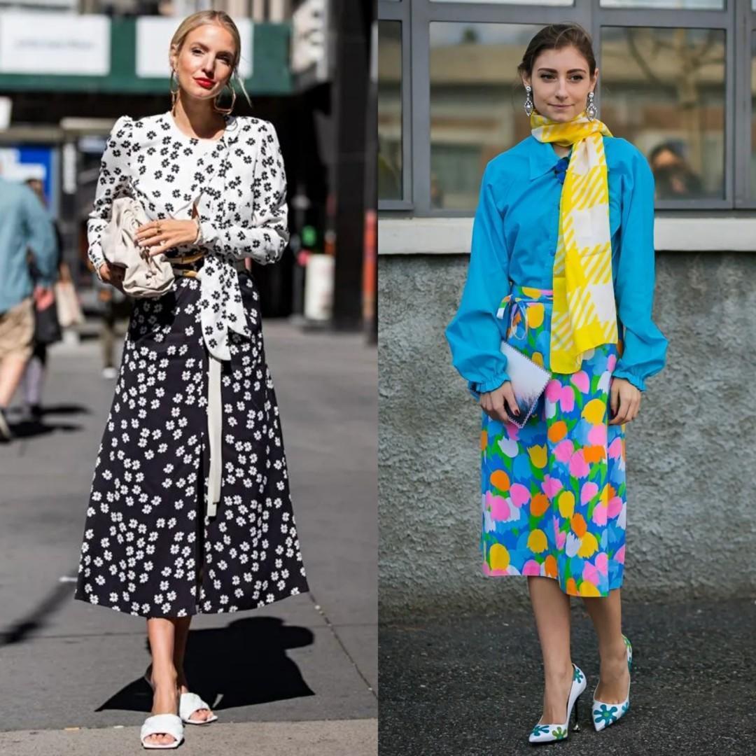印花裙|日常出门来点印花裙?只要选对,就能避免花哨,既显level又高级