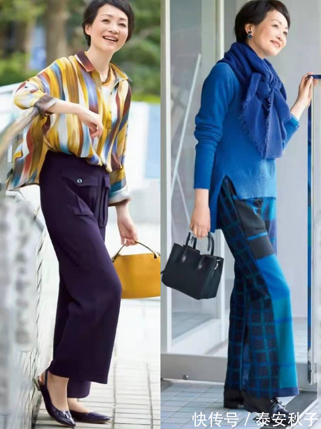 羊毛衫 50+“大妈”衣品真好!借助穿搭小妙招;将自己穿成“少女”!