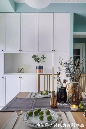 客厅|115平地中海三居室,蓝白分明,更显清爽