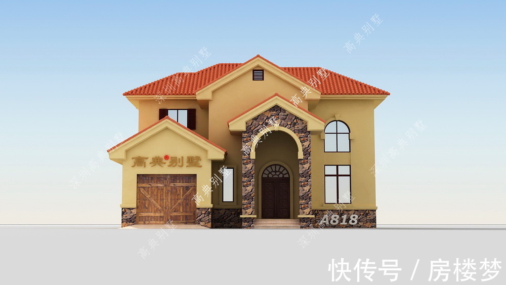 造价|二层简约实用的欧式别墅设计图，造价经济，是你们想要的那一款！