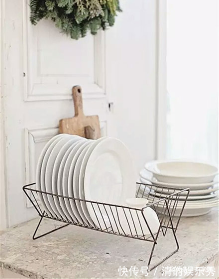 厨房|12款厨房金属餐盘架，用心经营厨房料理，怎能不好好照顾锅碗瓢盆