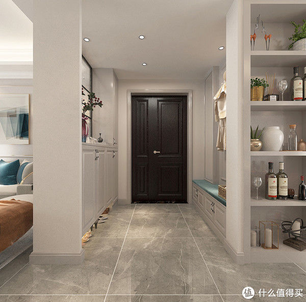 主卧室|发现一户很好看的混搭风，真的很有品味，入户就很惊艳，时尚精致