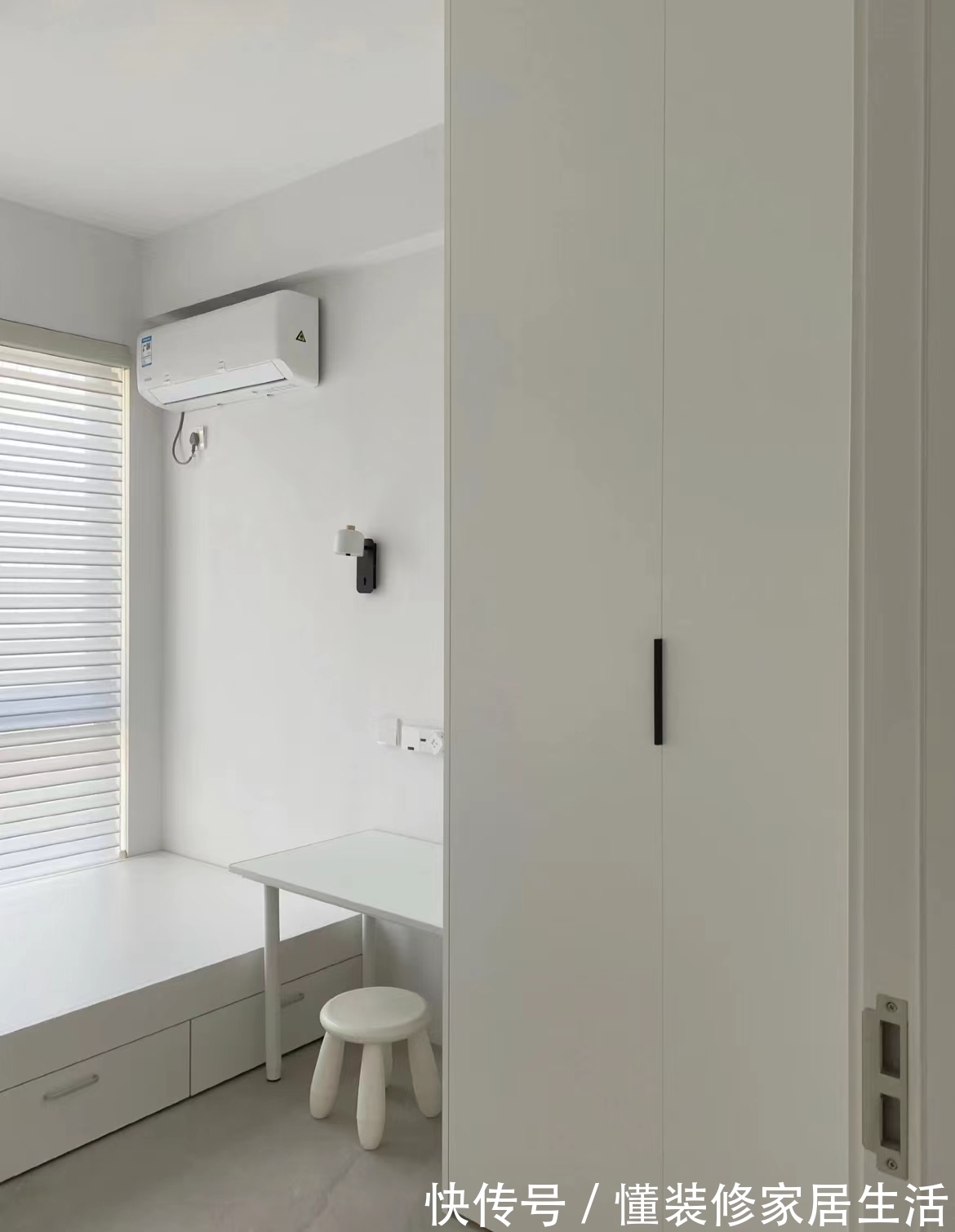 墙面|110㎡简约风,花费10W做橱柜,全屋“空无一物”,太舒适了