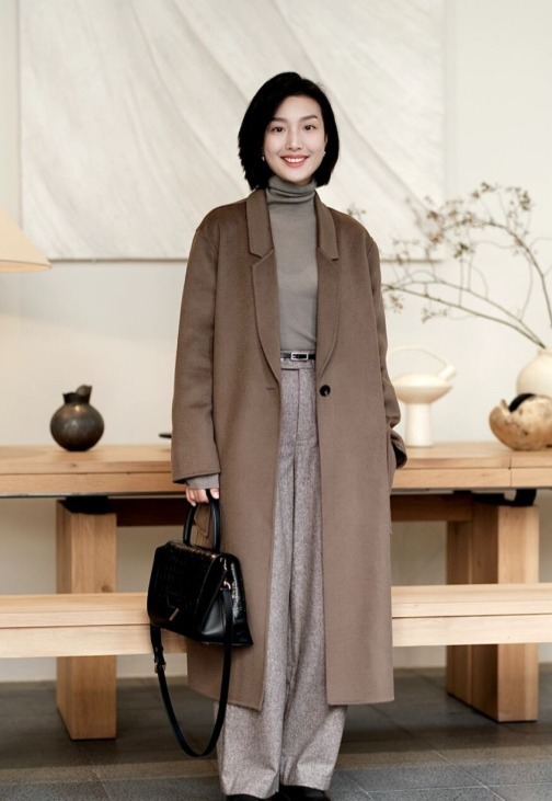 搭配 冬天穿大衣没创意？看看这些穿搭造型，每一套都很优雅高级