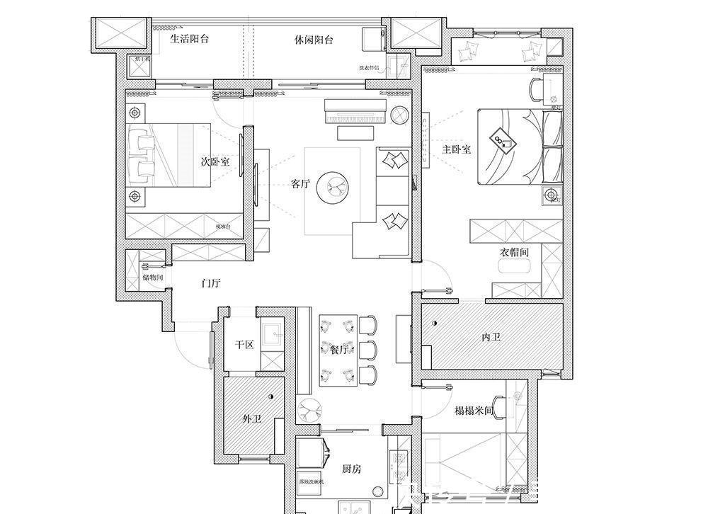 李文伟|北欧三居室大变身,融入音乐元素,让每一天的生活都变得有趣