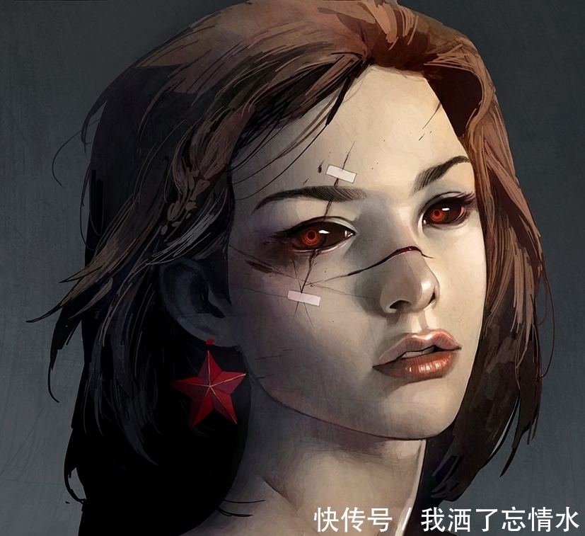 超酷素描漫画线稿上色后霸气无比,反差尽如此强烈!