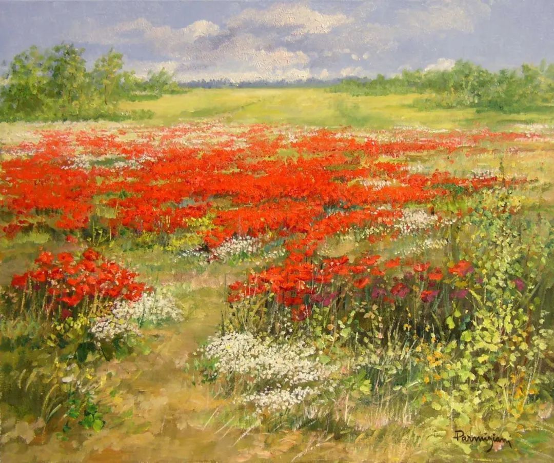 米兰|?意大利 阿尔多的油画,色彩很温暖,笔触很迷人!