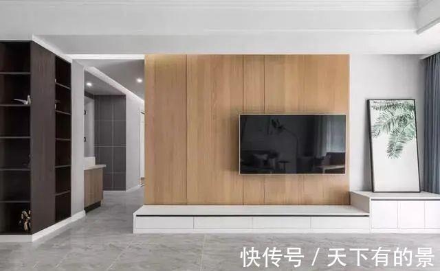 石膏线|小户型电视墙一定要照这样装,漂亮又上档次