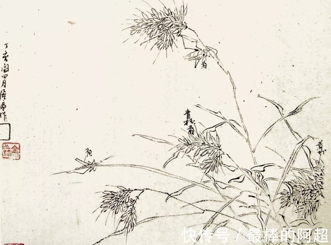 国画@他不仅画山水画,白描也厉害,一幅就卖500万!