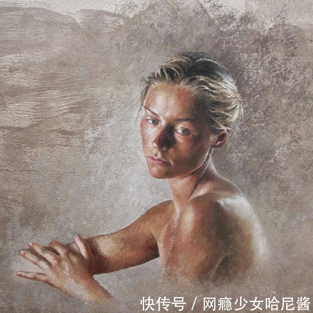 画种|赏心悦目,活色生香——女画家色粉笔下极致唯美的女性人体肖像