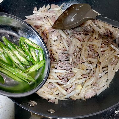 肉丝|莲藕炒肉丝