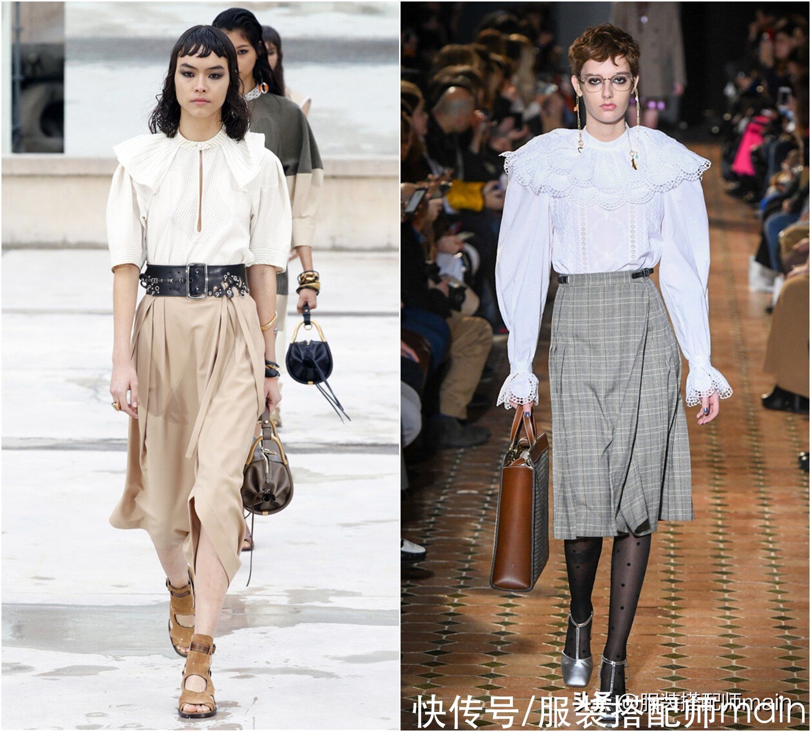 谁穿谁好看的娃娃领衬衫，注意好3个搭配细节，非常提气质